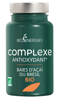 Le complexe antioxydant de 60 gélules de Baies d'Açaï bio du Brésil