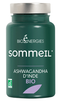 60 gélules d'Ashwagandha bio d'Inde pour retrouver le sommeil